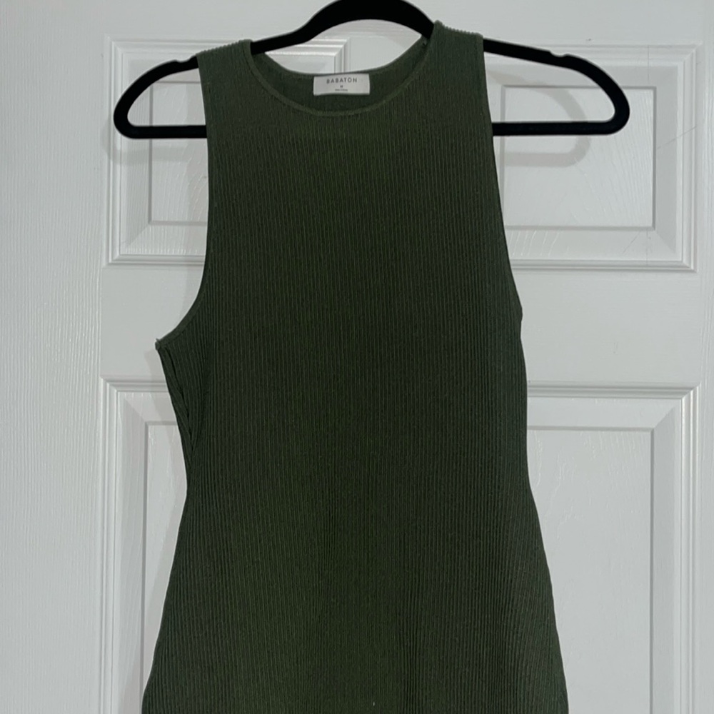 Aritzia babaton dress medium green